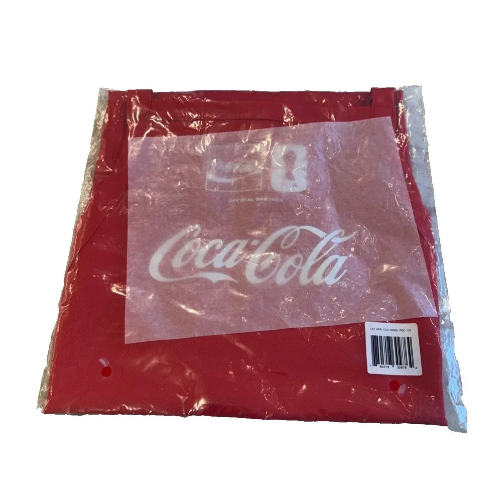 FIFA World Cup 2026 Soccer Coca-Cola Baseball Cap with Apron; Red